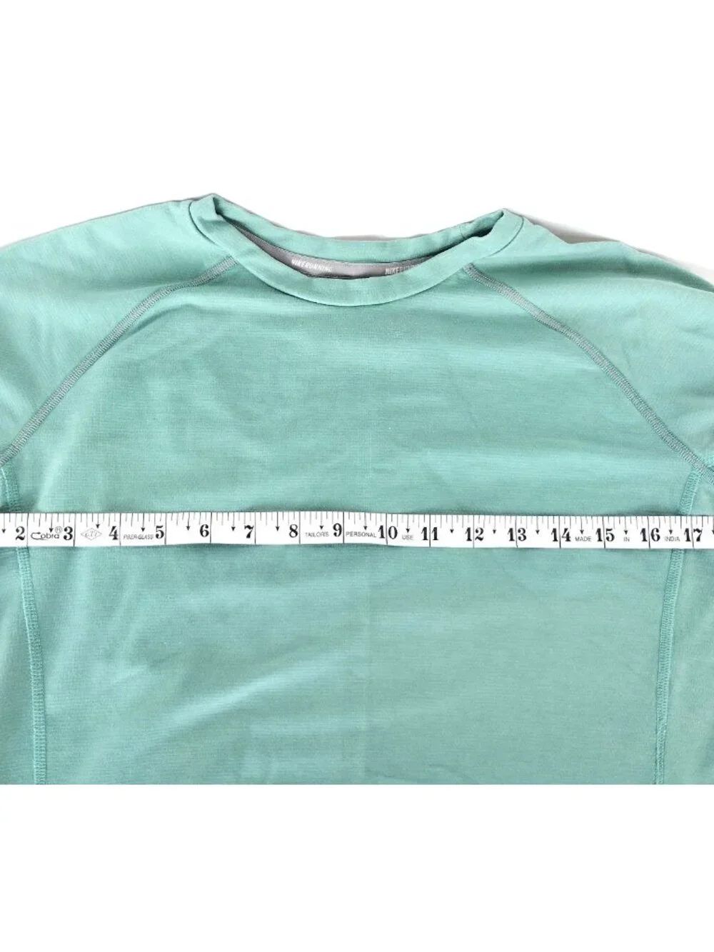 Nike Running Dri Fit Long Sleeve Shirt Seafoam Green Retro-reflective Women's M